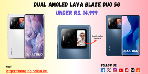 Dual AMOLED Lava Blaze Duo 5G at ₹14,999
