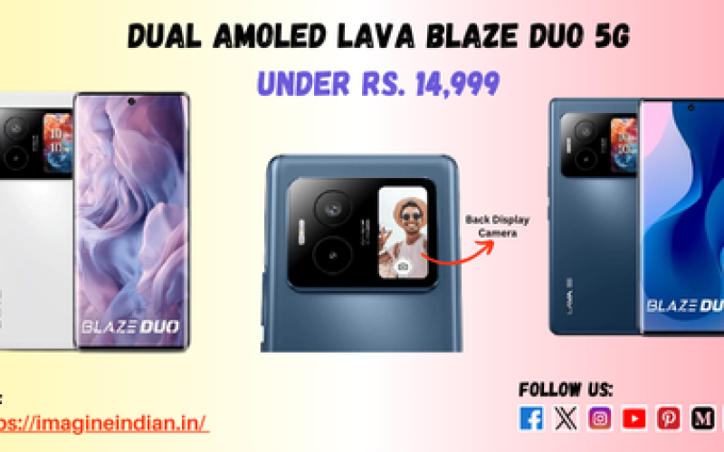 Dual AMOLED Lava Blaze Duo 5G at ₹14,999