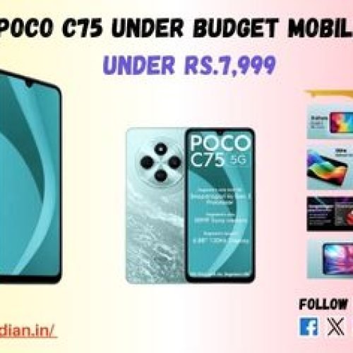 POCO C75 5G-The Budget-Friendly Mobile 5G Beast